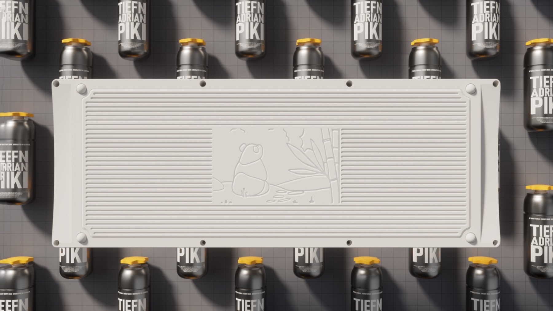 Panda TKL case bottom tribute to OTD Koala
