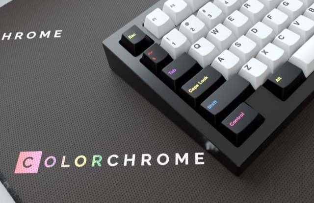 GMK Colorchrome 黑白彩 键帽图片