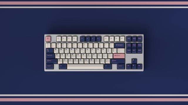 GMK Posh 粉蓝 键帽图片