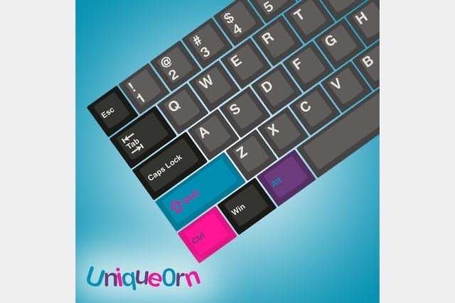 GMK Custom Modifiers UniqueOrn 键帽图片