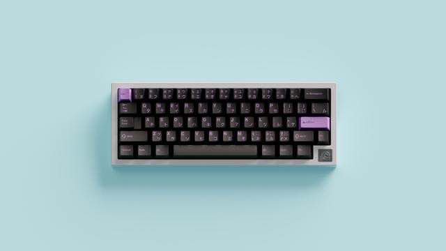 GMK Lilac on Black 键帽图片