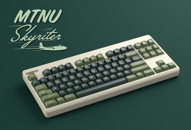 GMK MTNU Skyriter 键帽图片