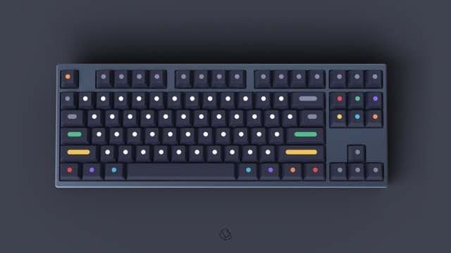 GMK Dots 原点 R1 键帽图片