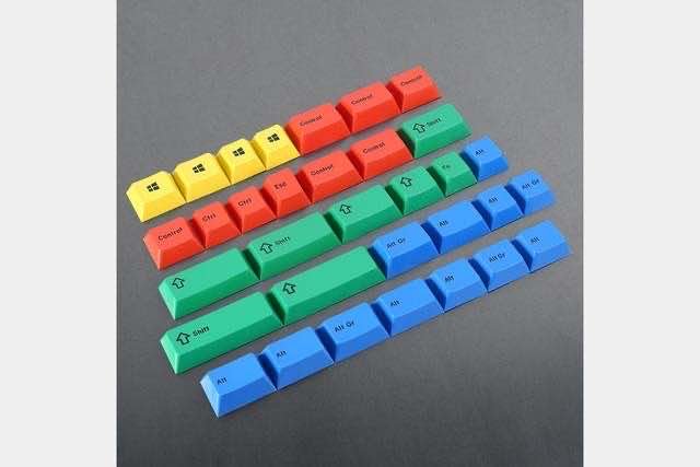 GMK RGBYK R1 键帽图片