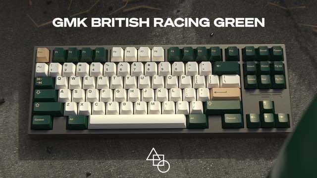 GMK British Racing Green 英国赛车绿 键帽图片