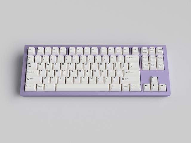 GMK Classic Black on White 键帽图片