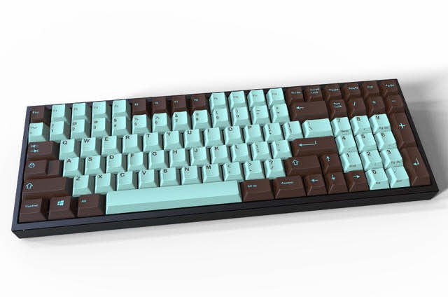 GMK Mint Chocolate 薄荷巧克力 键帽图片