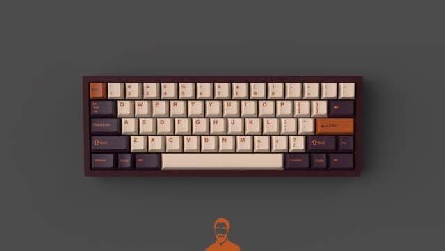 GMK Thai Tea 泰式奶茶 键帽图片
