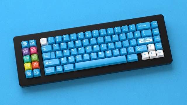 GMK CYL Unobtainium Blue 键帽图片