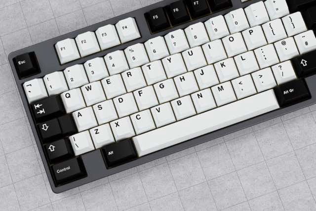 GMK Monochrome 黑白 键帽图片