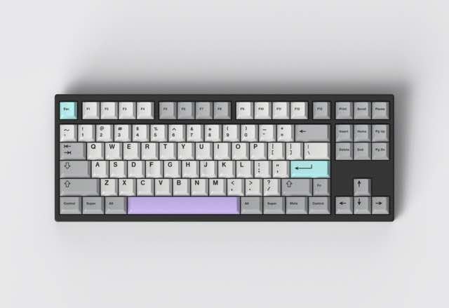 GMK Muted 缄默 2 键帽图片