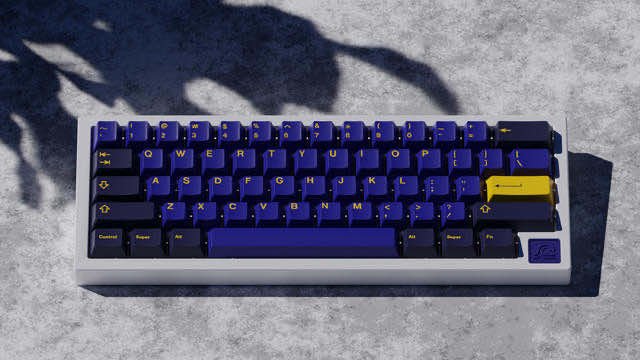 GMK Dream Bird 紫蓝金刚鹦鹉 键帽图片