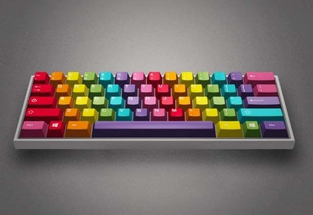 GMK Rainbow 彩虹 键帽图片