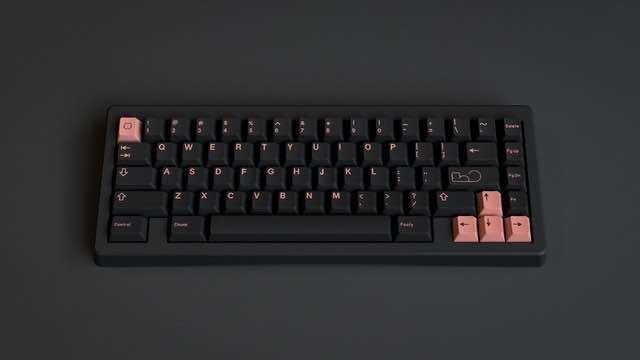 GMK Pono 灰粉 键帽图片