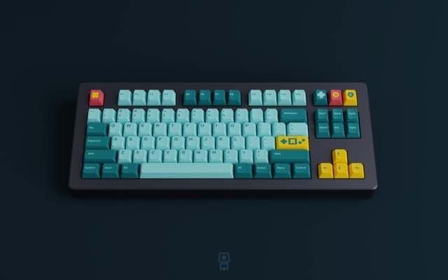 GMK Retrocast 复古游戏机 键帽图片