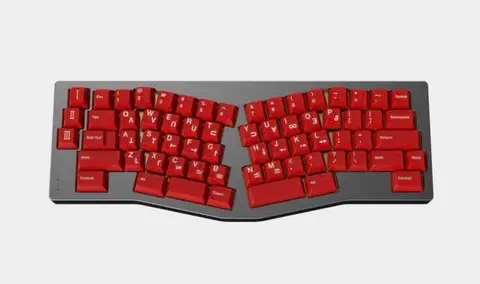 GMK Crimson Cadet 猩红学员 键帽图片