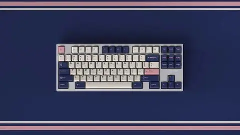 GMK Posh 粉蓝 键帽图片
