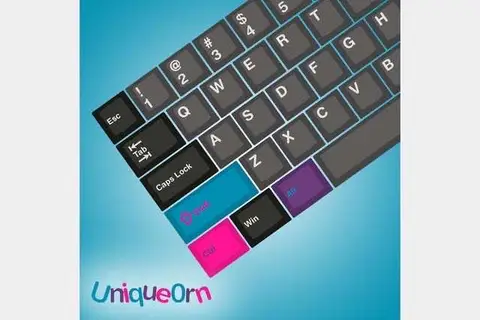 GMK Custom Modifiers UniqueOrn 键帽图片