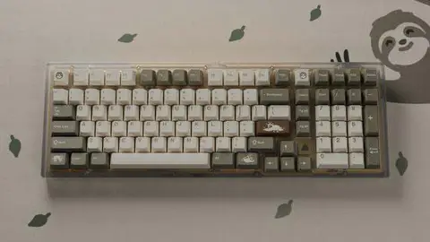 GMK Sloth 树懒 键帽图片