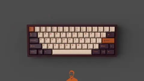 GMK Thai Tea 泰式奶茶 键帽图片