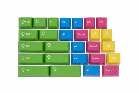 GMK Neon RGBY Modifiers 键帽图片