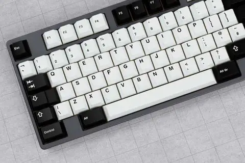 GMK Monochrome 黑白 键帽图片