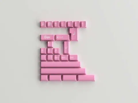 GMK Pretty in Pink 粉红佳人公益增补 键帽图片