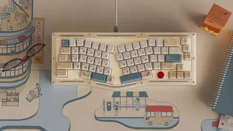 GMK Soyamilk 豆奶 键帽图片