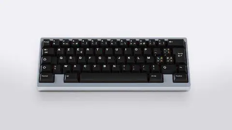 GMK Blanc Sur Noir 键帽图片
