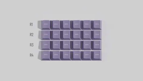 GMK Purple UWU 键帽图片