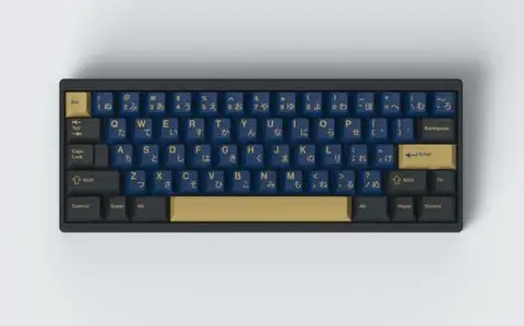 GMK Blue Samurai 蓝武士 键帽图片