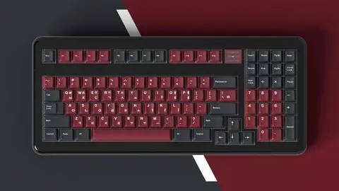 GMK Burgundy R2 键帽图片