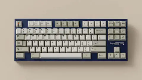 GMK Classic Beige 经典复古白 键帽图片