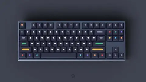 GMK Dots 原点 R1 键帽图片