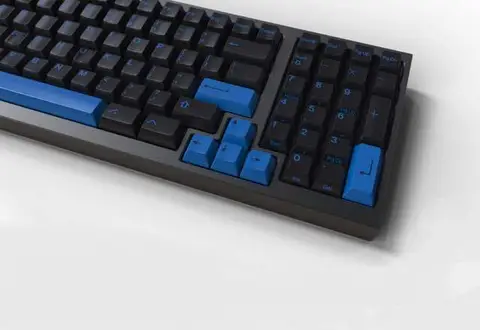 GMK Signal / Blue on Black 蓝黑信号 键帽图片