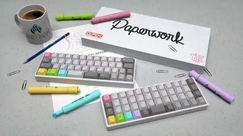 GMK Paperwork 键帽图片