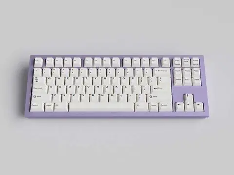 GMK Classic Black on White 键帽图片