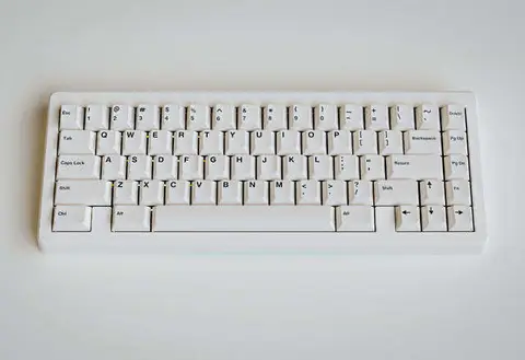 GMK Minimal 极简白R1 键帽图片