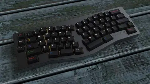 GMK Black Modi 键帽图片