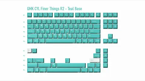 GMK Finer Things R2 键帽图片