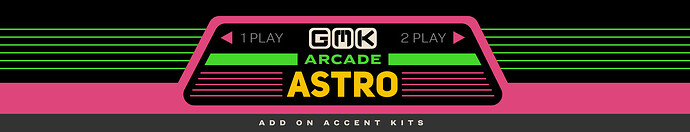 GMK Astro Arcade - Add-On Accent Kits